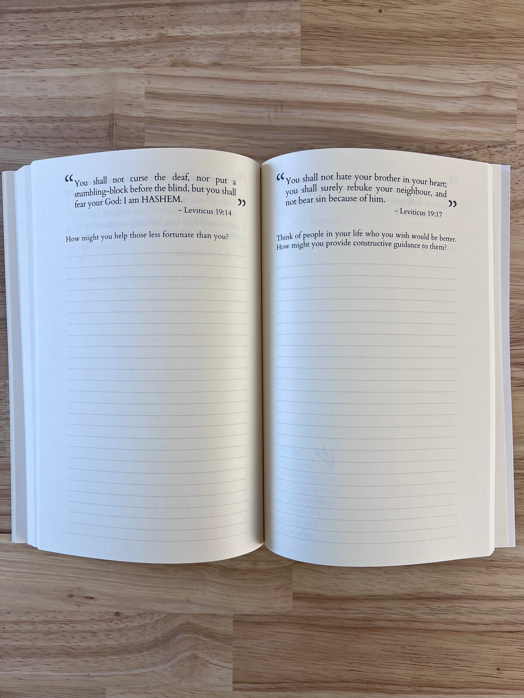 Thou Shalt Journal: A Torah-Based Prompt Journal