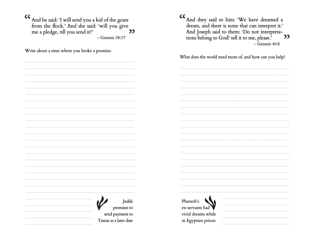 Thou Shalt Journal: A Torah-Based Prompt Journal